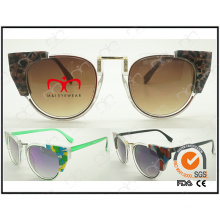 Particular and Popular Fashion Plastic Sunglasses with Decorated Hot Stamp (WSP505186)